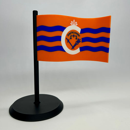 City of Cincinnati desktop flag - orange