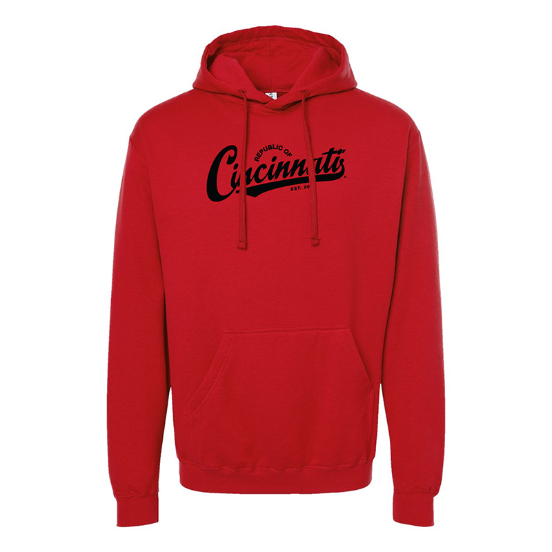 Republic of Cincinnati Ring of Red hoodie