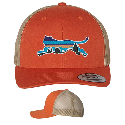 Cincinnati Jungle Sunset trucker hat