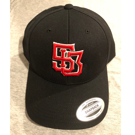 513 Monogram hat - black/red - 513shirts.com / Cincinnati Shirts