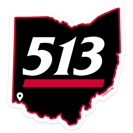513 Uptown sticker - 513shirts.com / Cincinnati Shirts