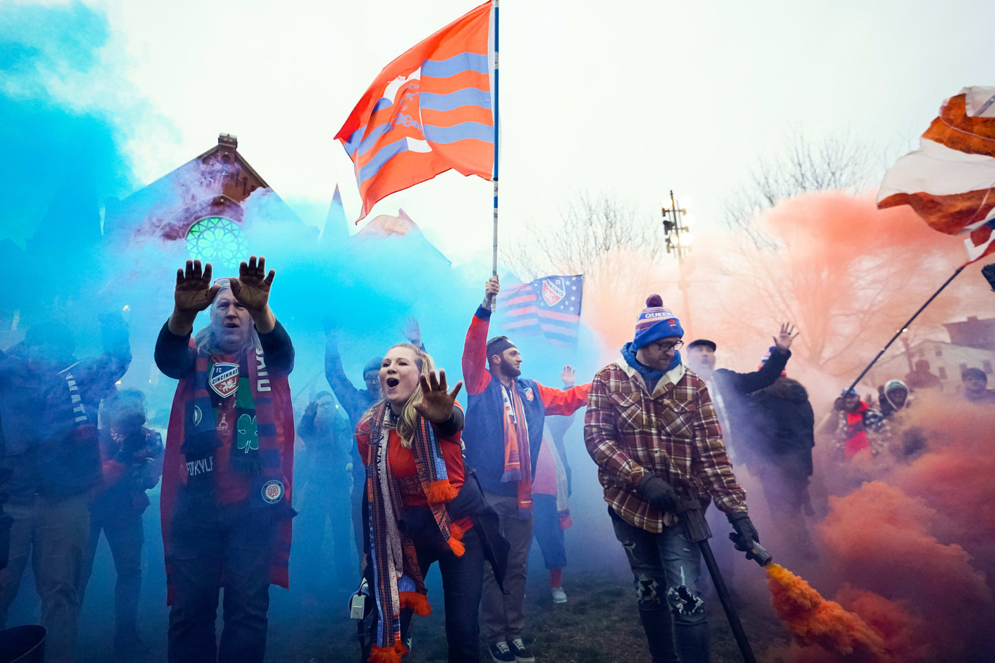 City of Cincinnati flag - orange