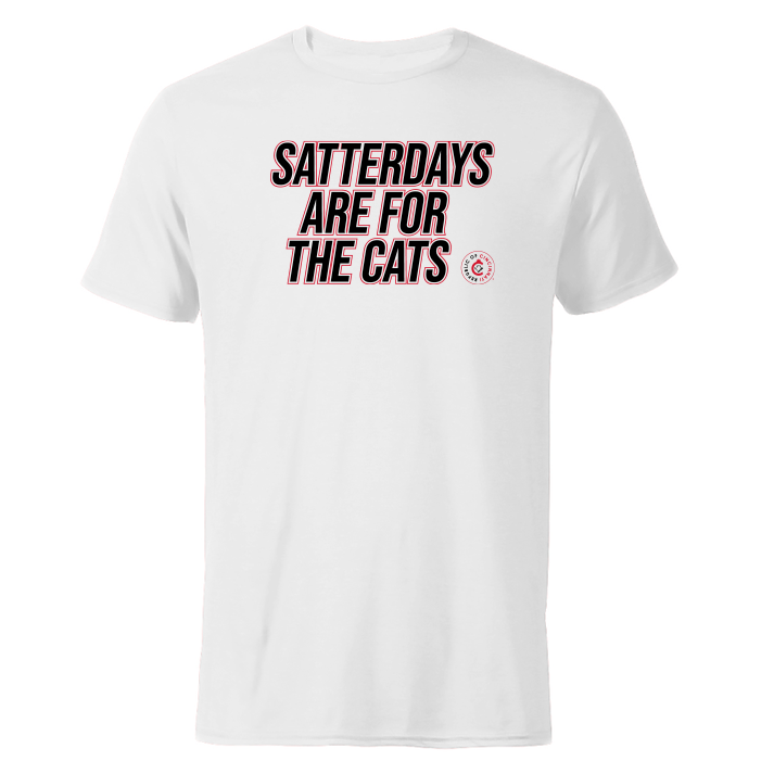 Satterdays Are For The Cats tee