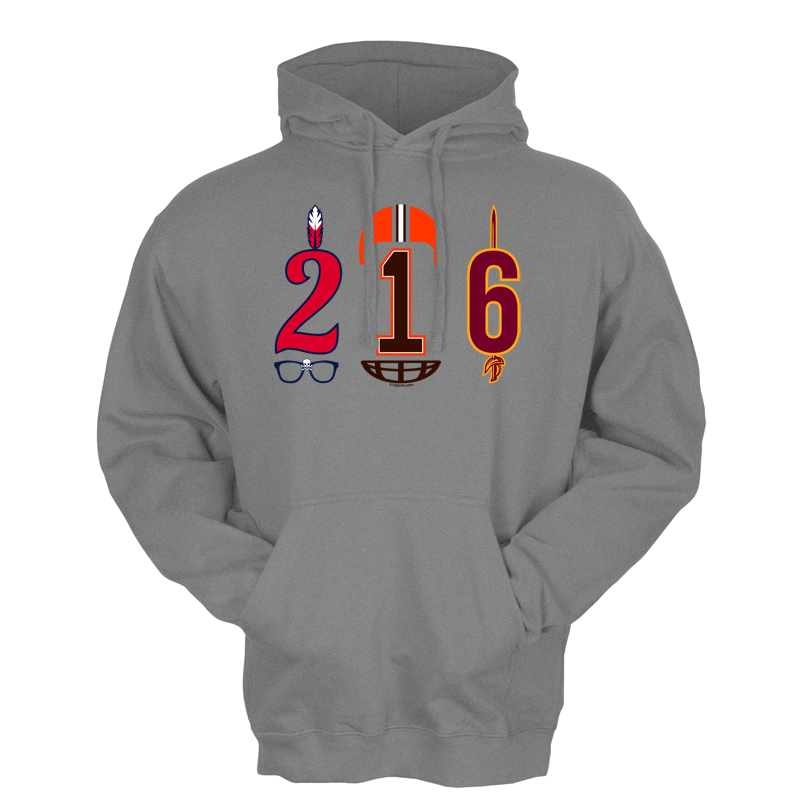 216 Cleveland area code hoodie - 513shirts.com / Cincinnati Shirts