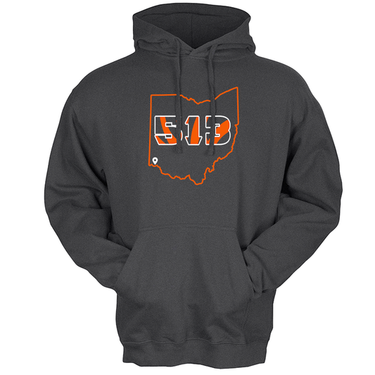 513 Football hoodie - 513shirts.com / Cincinnati Shirts