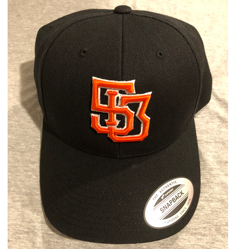 513 Monogram hat - black/orange - 513shirts.com / Cincinnati Shirts