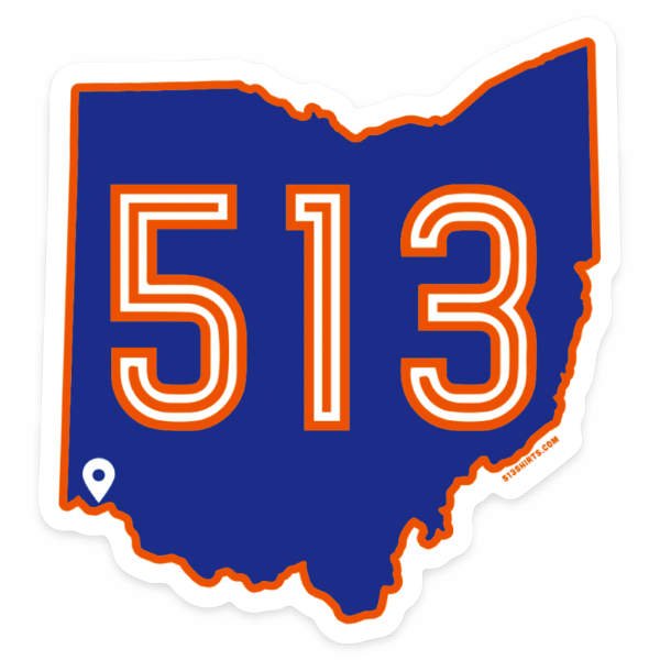 513 Soccer sticker - 513shirts.com / Cincinnati Shirts