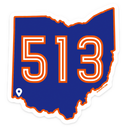 513 Soccer sticker - 513shirts.com / Cincinnati Shirts