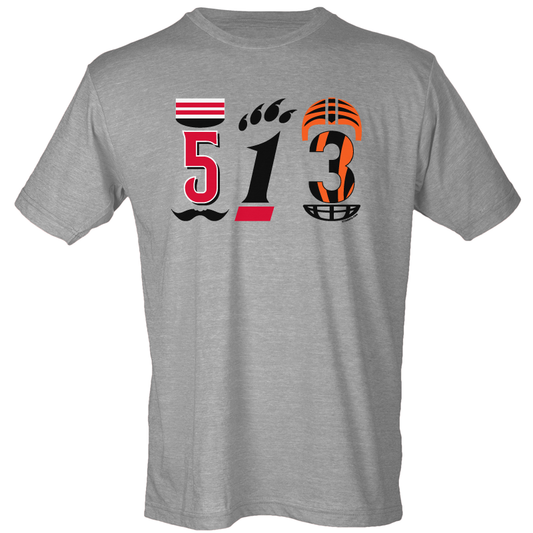 513 Cincinnati area code tee - 513shirts.com / Cincinnati Shirts