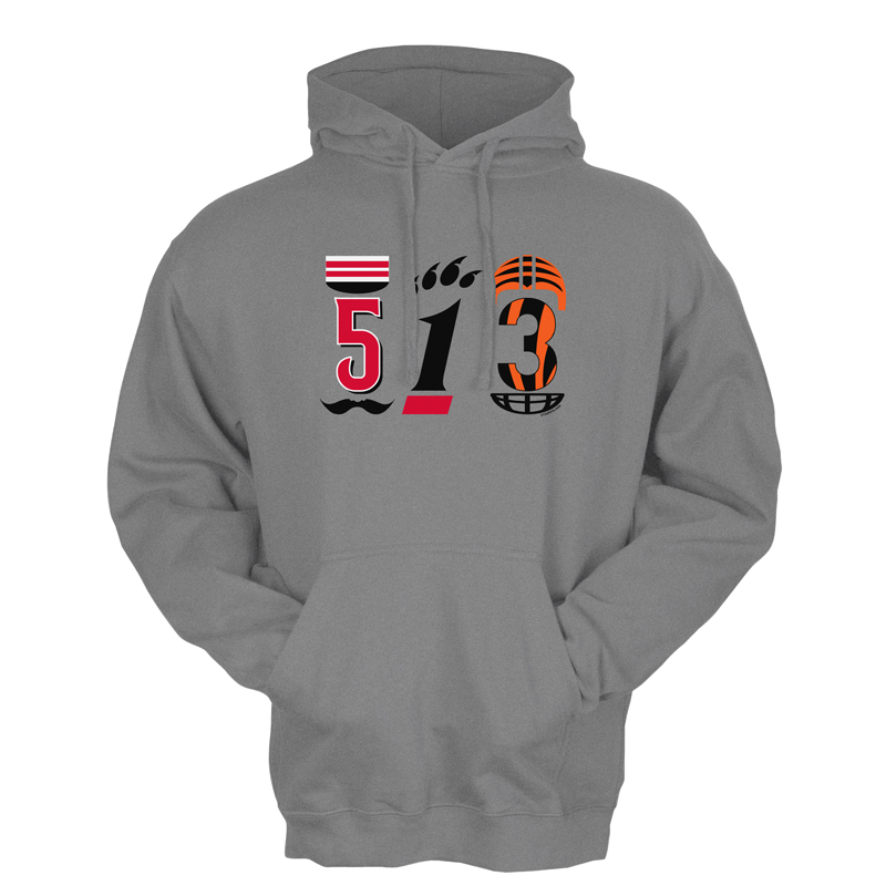 513 Cincinnati area code hoodie - 513shirts.com / Cincinnati Shirts