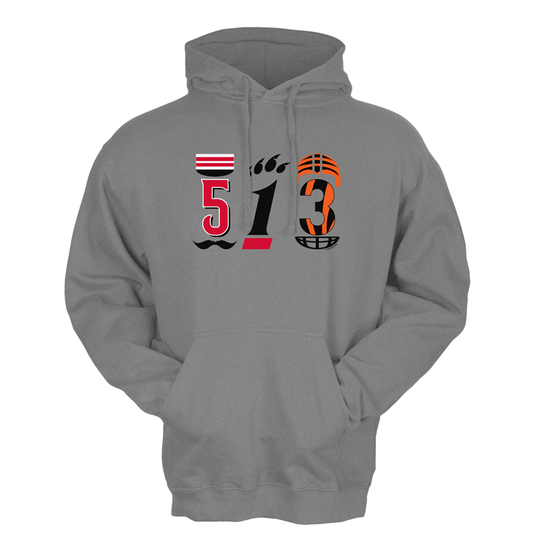 513 Cincinnati area code hoodie - 513shirts.com / Cincinnati Shirts