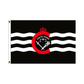 City of Cincinnati flag - black/red/white