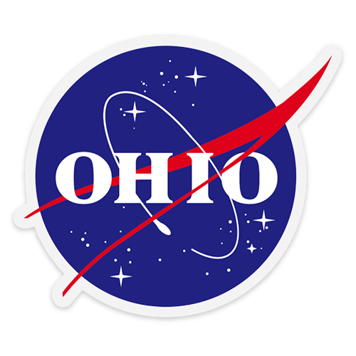 OHIO Space Agency sticker - 513shirts.com / Cincinnati Shirts