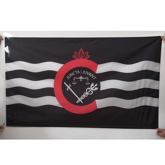 City of Cincinnati flag - black/red/white