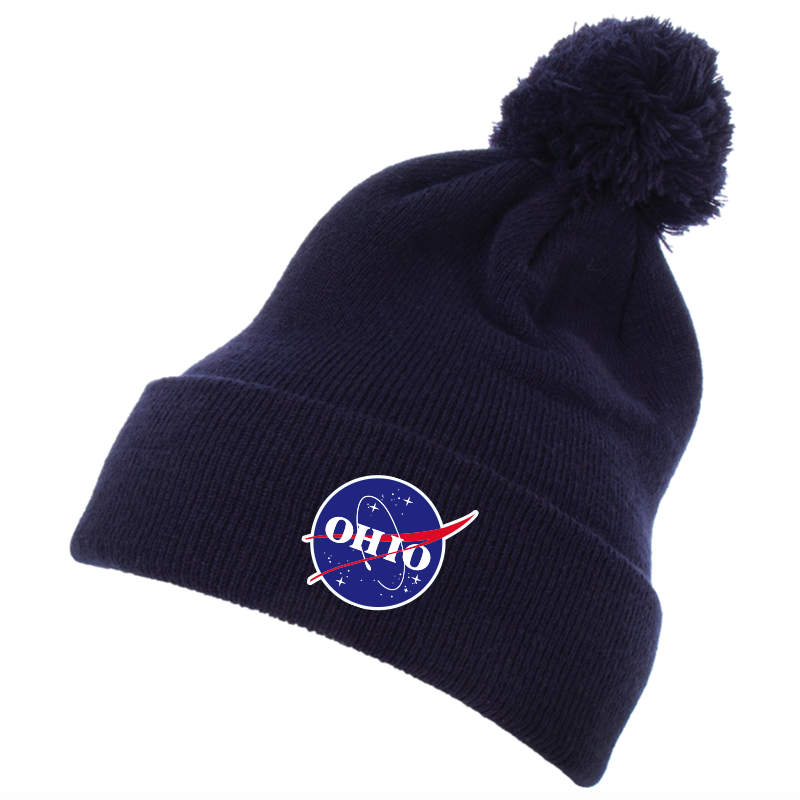 OHIO space agency pom pom beanie - 513shirts.com / Cincinnati Shirts